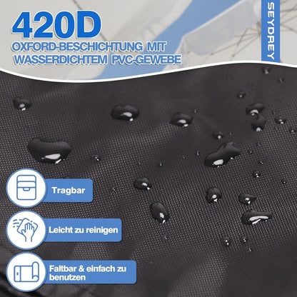 Ampelschirm Schutzhülle 420D für 2m-4m Ø Sonnenschirm Hülle (265 x 40/ 70/ 50