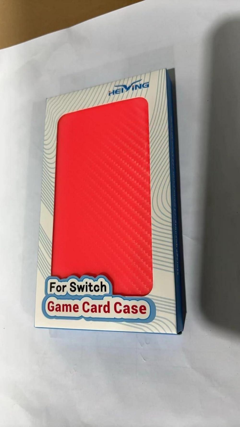 HEIYING Switch Game Card Aufbewahrungsbox | Tragbare Schutzhülle mit 24 Game Card Slots
