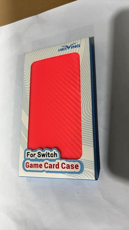 HEIYING Switch Game Card Aufbewahrungsbox | Tragbare Schutzhülle mit 24 Game Card Slots