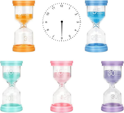 Sanduhren Set Kinder Sanduhr Timer Schule Kita Büro Haus