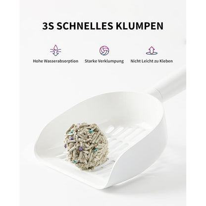 PETKIT 5-in-1 Tofu-Katzenstreu 7.2kg, Spülbar, Aktivkohle
