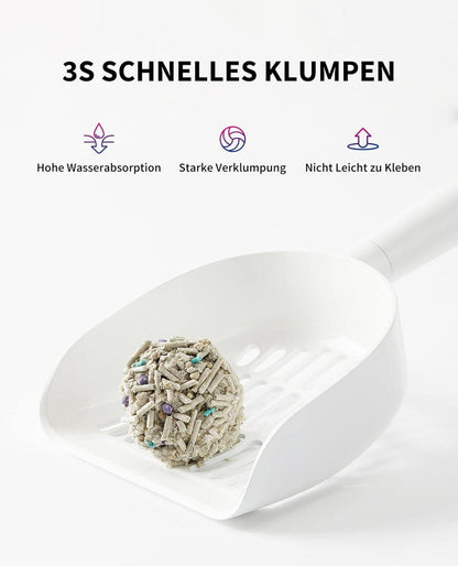 5-in-1 Aktivkohle Katzenstreu Spülbar 7.2kg Tofu-Katzenstreu
