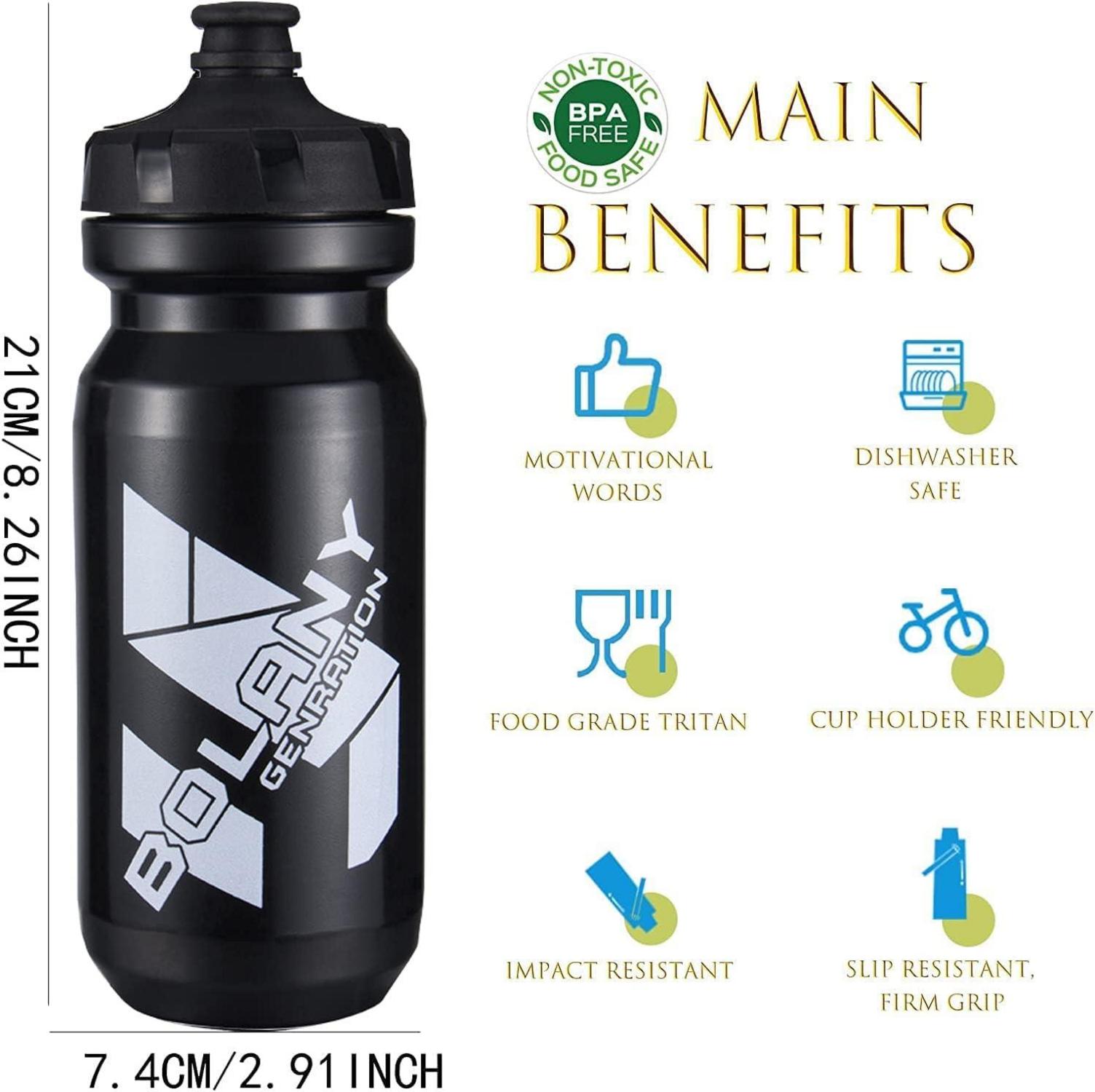 Fahrrad Flaschenhalter 22 Oz Flasche Leicht BPA Frei Trinkflasche für