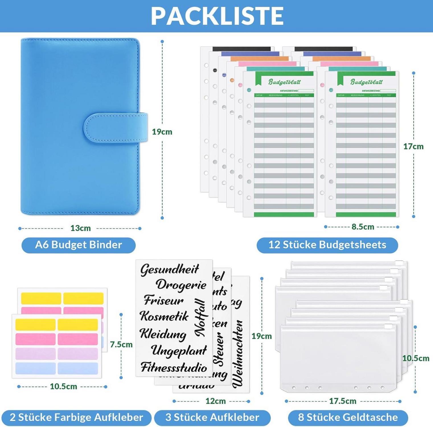 Budget Planner A6 Geldorganizer Budget Binder