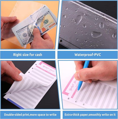 KONVINIT Budget Planer A6 Geld Organizer Sparbuch