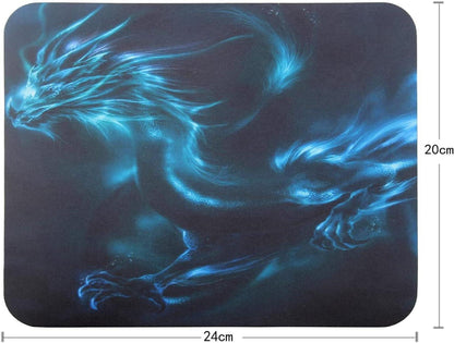 Mousepad Gaming Büro Mauspad rutschfest waschbar 24x20x0,3cm PC Laptop