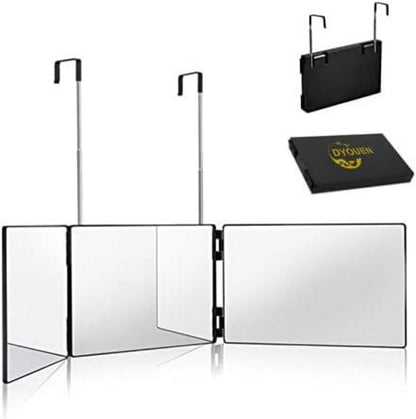 360-Grad-Spiegel mit Halterungen und Verstellbarer Kosmetikspiegel