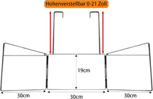 360-Grad-Dreifach-Faltspiegel mit verstellbarer