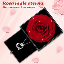 Ewige Echte Rose 925 Silber Mom Halskette Geschenk Muttertag