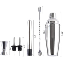 Edelstahl Cocktailshaker Set 750ML 10tlg Bar Mixer Kit