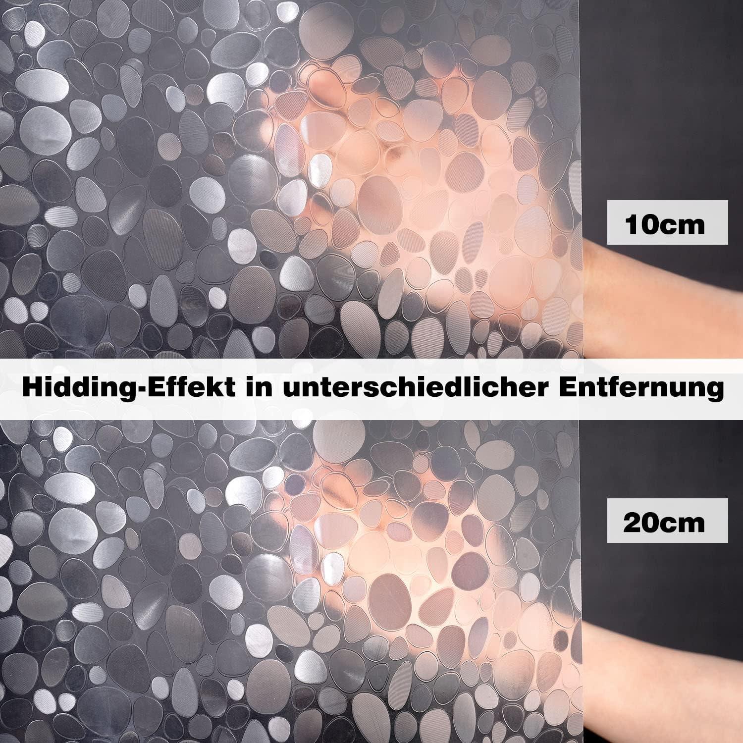 Duschvorhang 120x200 cm transparent Eva Waschbar Antimikrobiell