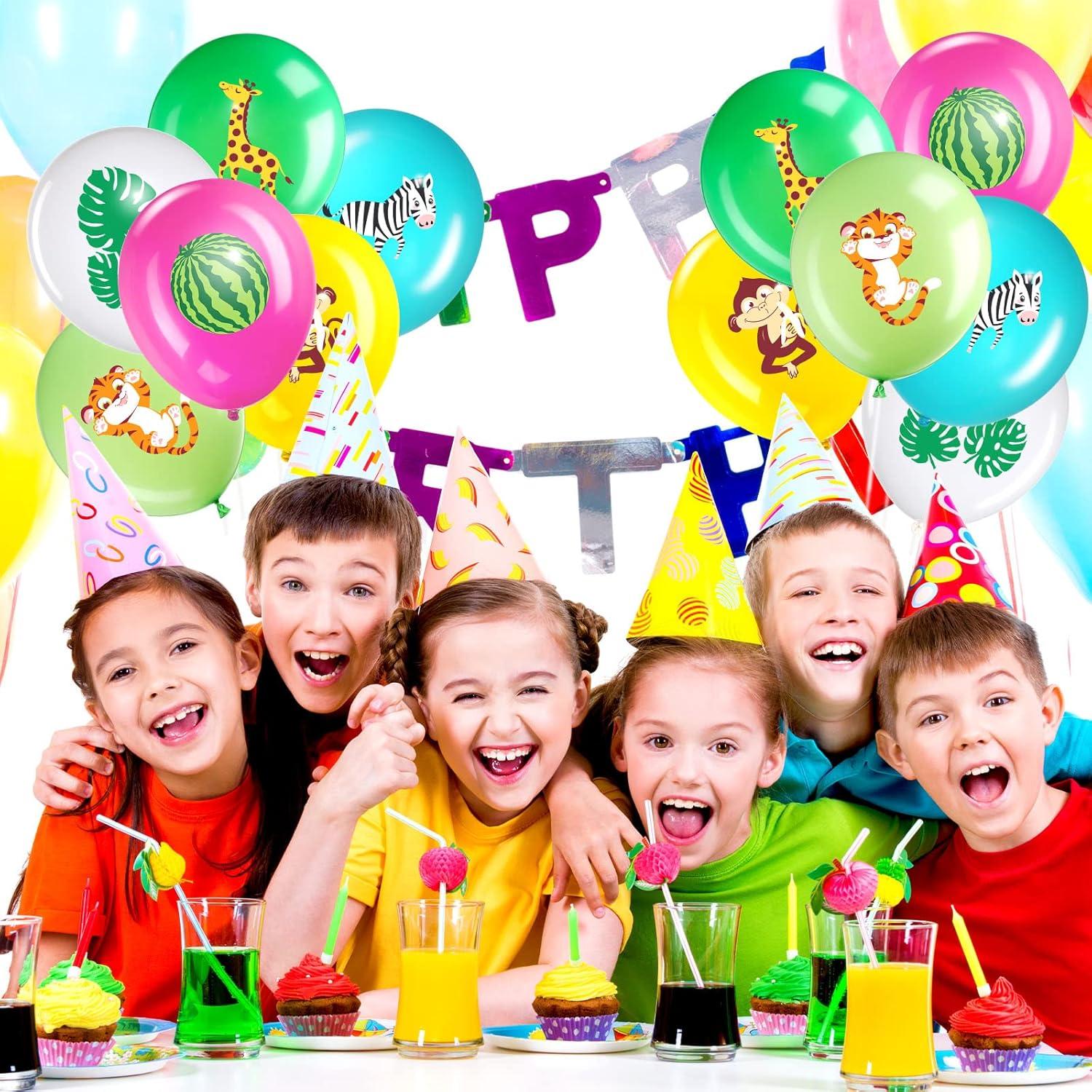 36er Dschungel Safari Party Luftballons Tier Deko Geburtstag Baby Shower 12 Zoll
