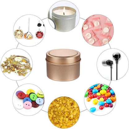 Kerzen Selber Machen Set 12 Stk 120ml Kerzendosen Metall