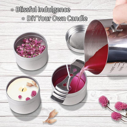 Kerzen Selber Machen Set 12 Stk 120ml Kerzendosen Metall