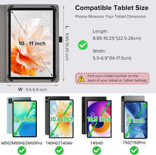 DLveer Drehbare 10-11 Zoll Tablet Hülle in