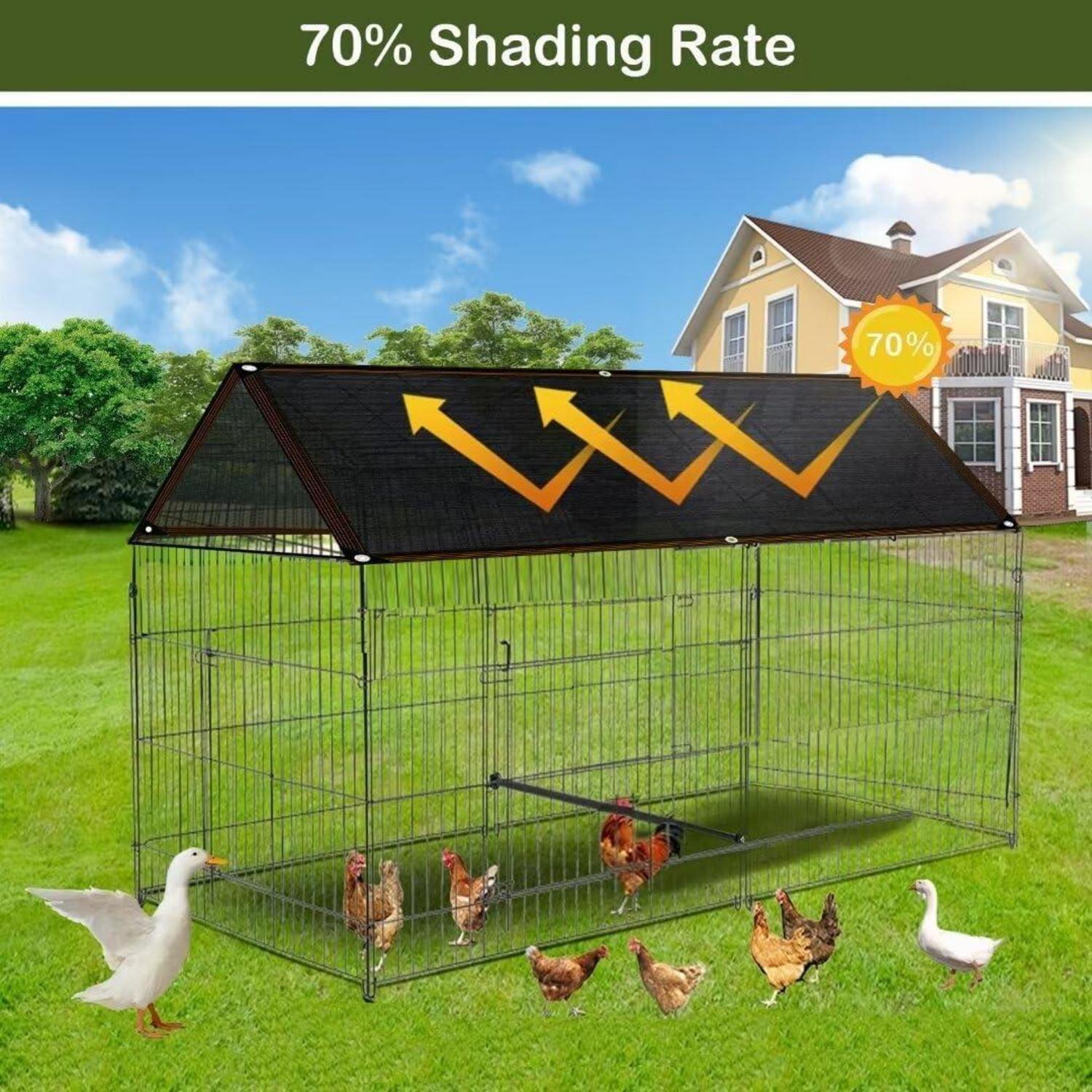 Sonnensegel Rechteckig Balkon Schattennetz UV-Schutz 2x4m Schwarz