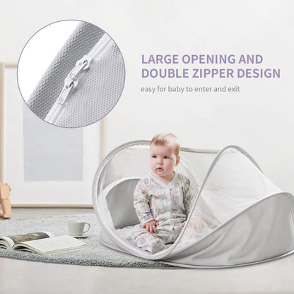 Babyzelt Strand Sonnenschutz Pop-Up Tragbares Reisebett
