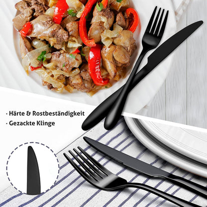 Herogo Reisebesteck Set Camping Besteck Edelstahl Utensilien