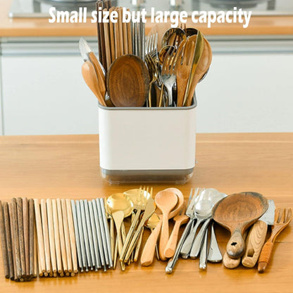 Besteck Organizer mit 3 Fächern und Abtropfgestell