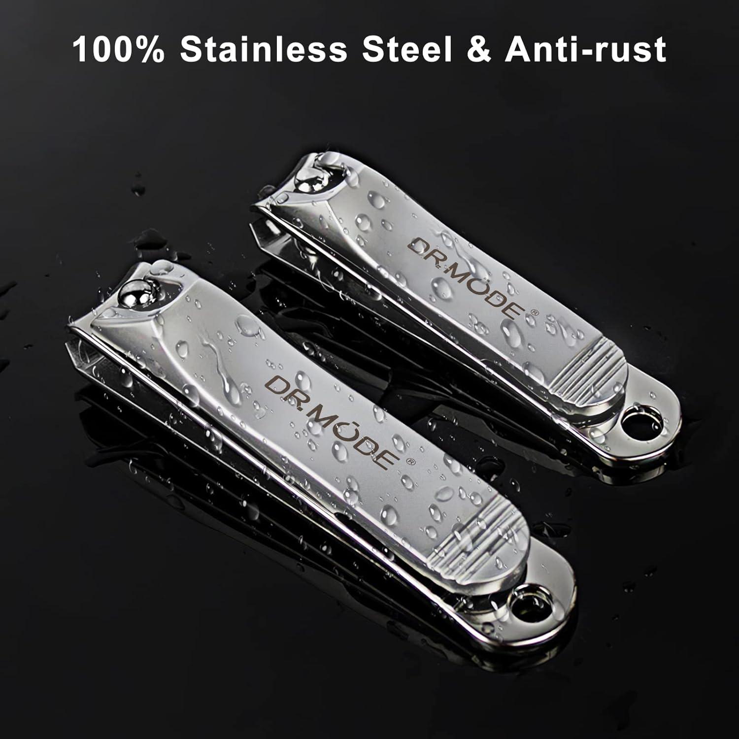 Nagelknipser Edelstahl Nagelfeile Scharf Nail Clipper 2er Set
