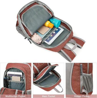 G4Free 10L Mini Daypack Tagesrucksack Mehrzweck Wanderrucksack Rot