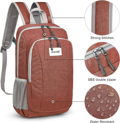 10L Mini Daypack Tagesrucksack Mehrzweck Wanderrucksack Rot Unsiex