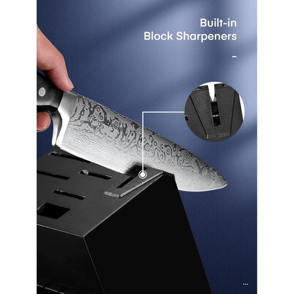 Premium Messerblock mit Messer 14 tlg Edelstahl Messerset