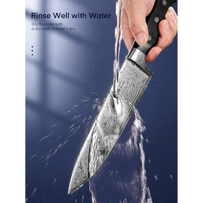 Premium Messerblock mit Messer 14 tlg Edelstahl Messerset