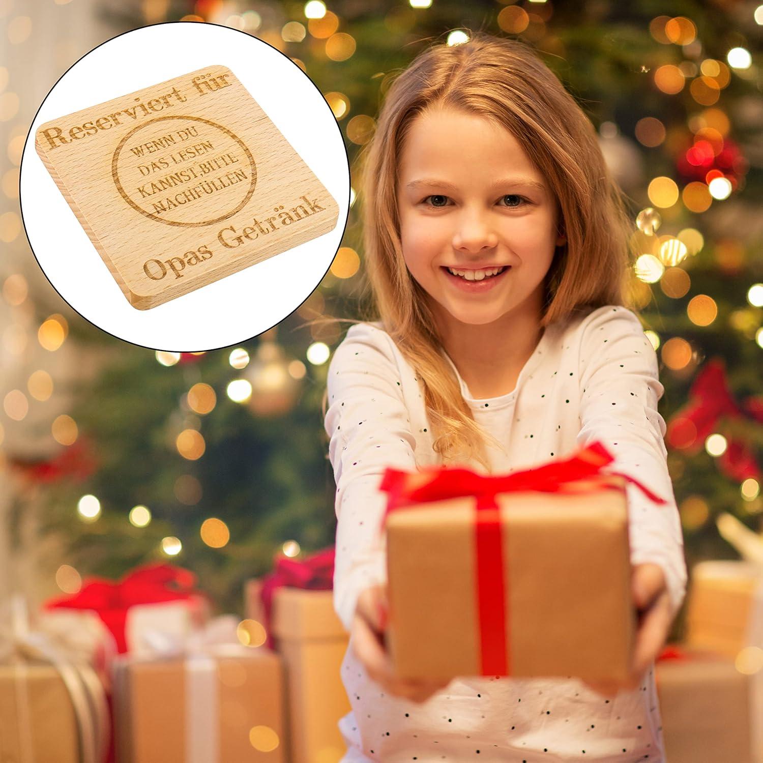 Lustige Opa Holz Untersetzer Geburtstagsgeschenk Vatertag Opa 1