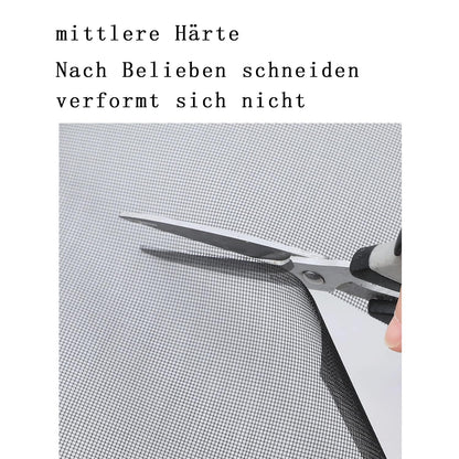 Fliegengitter Meterware 120x250cm Insektenschutz Schwarz