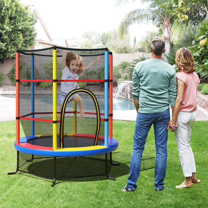 Gartentrampolin 165cm mit Netz & Randabdeckung – Kindertrampolin