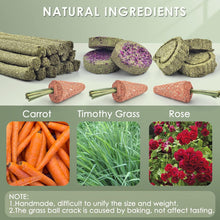 24 Stück Kaninchen Spielzeug Heu Sticks Karotten Chinchilla