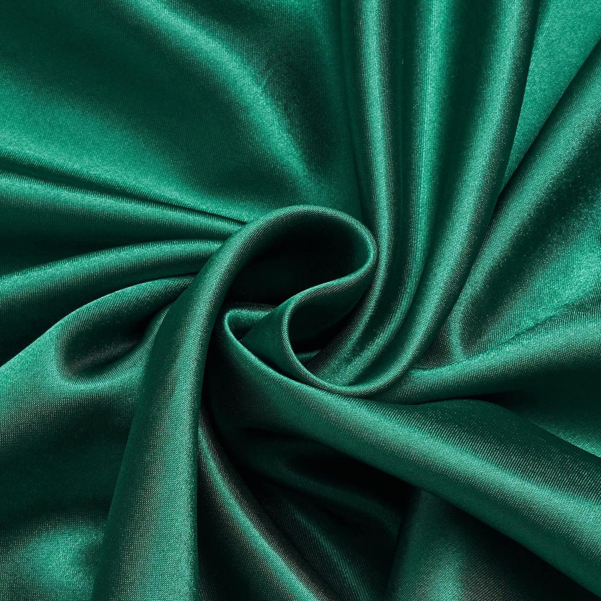 Satin Bettwäsche Set 135x200 cm, Grün Grau, 4-teilig