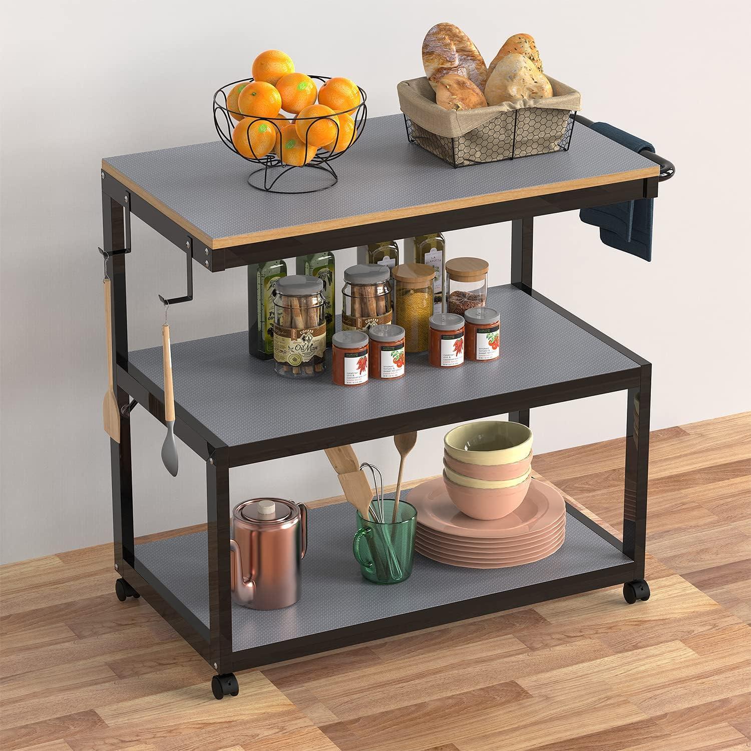 Schubladeneinlagen Regale Kühlschrank Matten waschbar Grau 30 x 300CM