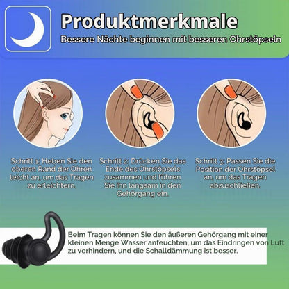 Weiche Ohrstöpsel zum Schlafen & Lärmschutz