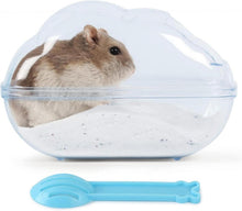 Hamster Sandbad Toilette mit Schaufel und Sand Trockenbad