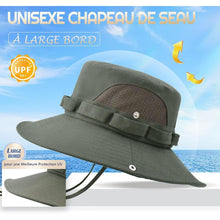 Damen Sonnenhut Safarihut Outdoor Sommer UV Schutz Beige