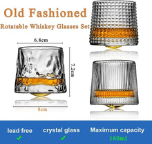 3er Set Whiskygläser Kristall handgeblasen Old Fashioned