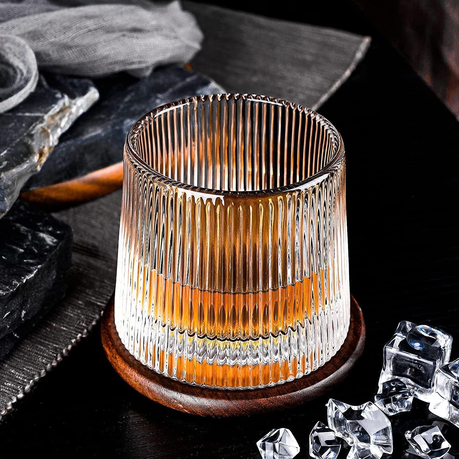 Webao Whiskygläser 3er Set Handgeblasen Kristall Premium 160ml