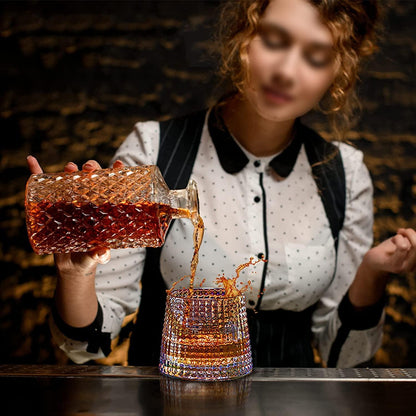 Webao Whiskygläser 3er Set Handgeblasen Kristall Premium 160ml