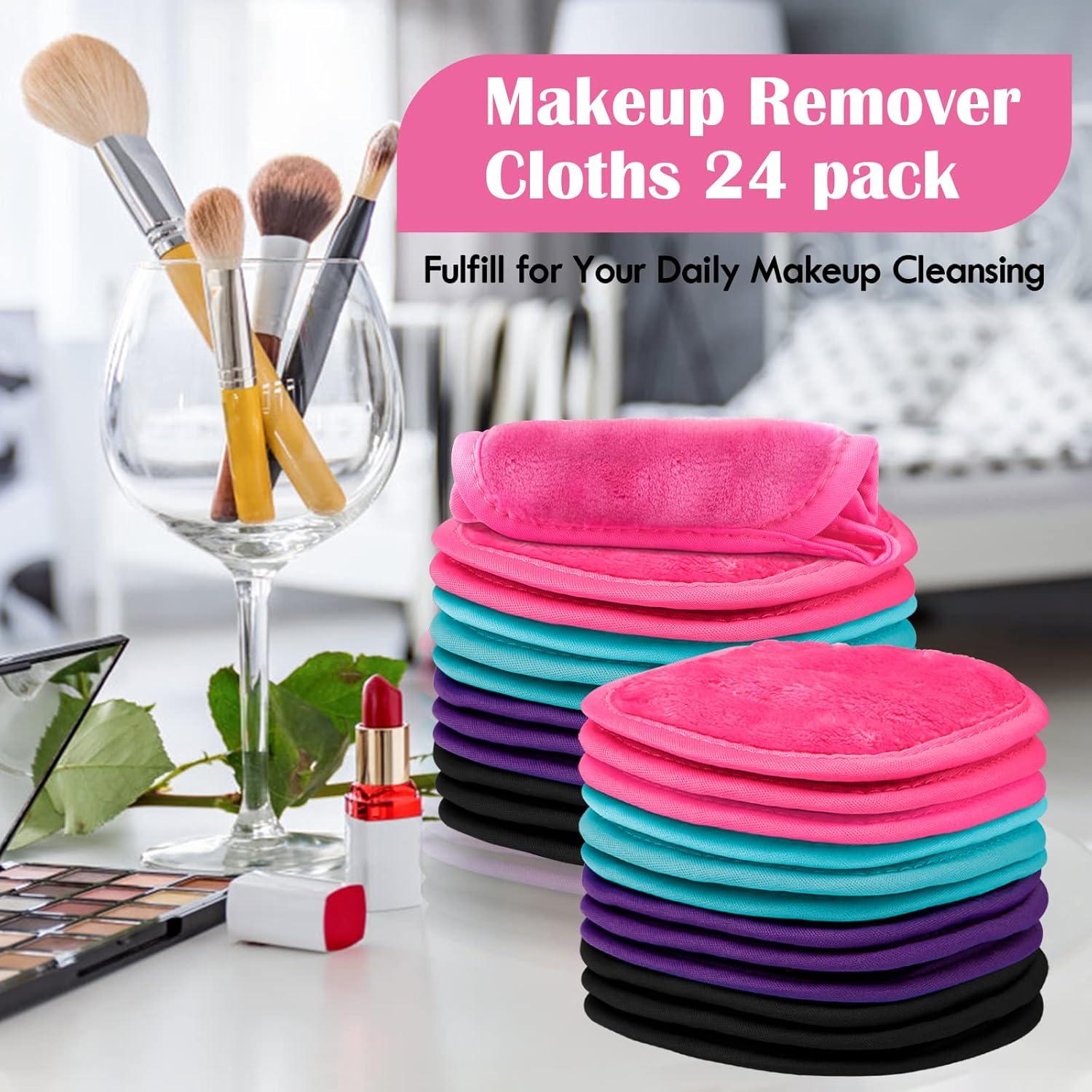 Wiederverwendbare Make-up-Entferner-Pads 24 Stück - Entfernen Schmutz sofort