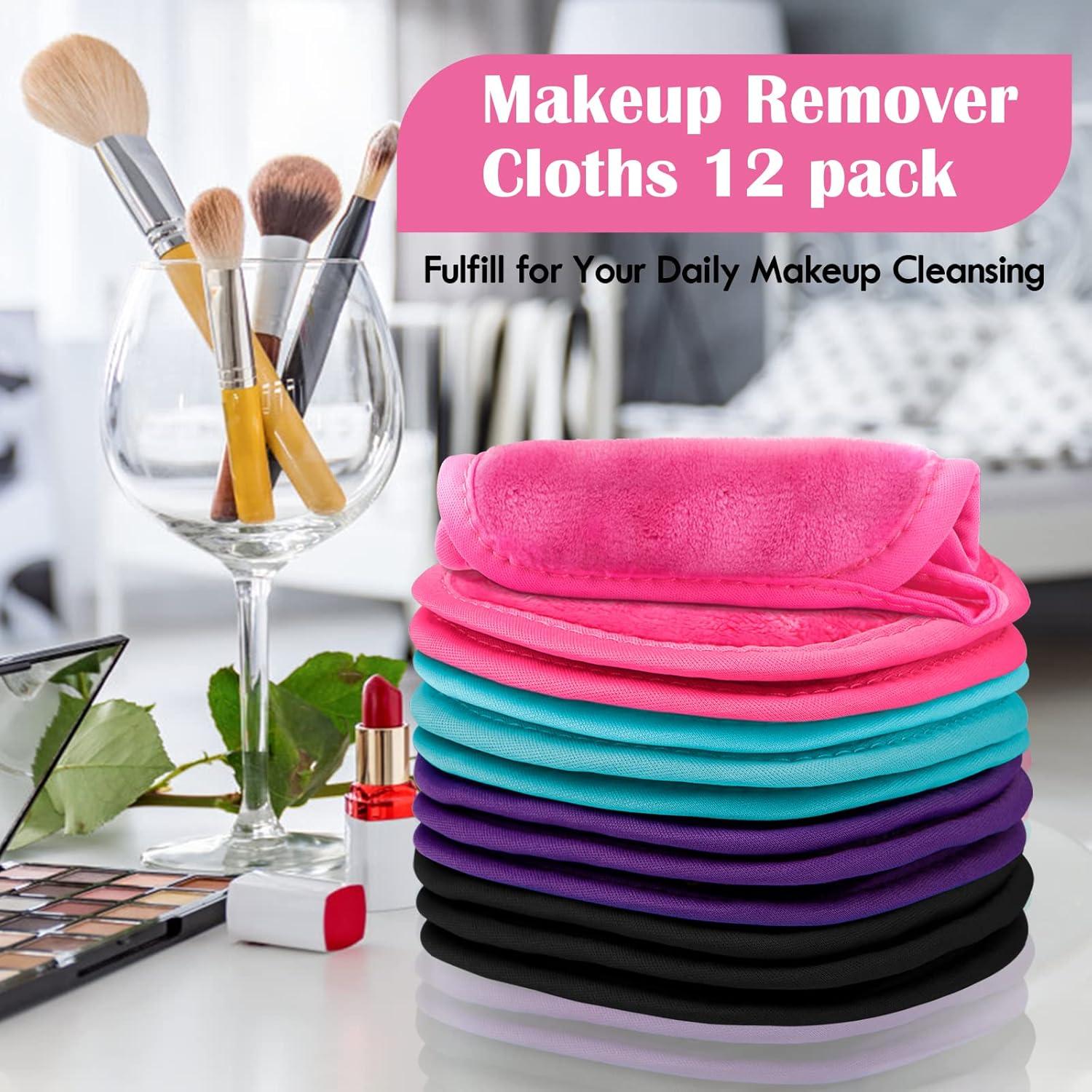 Wiederverwendbare Make-up-Entferner-Pads 12er Set, sofortiger Schmutzabbau