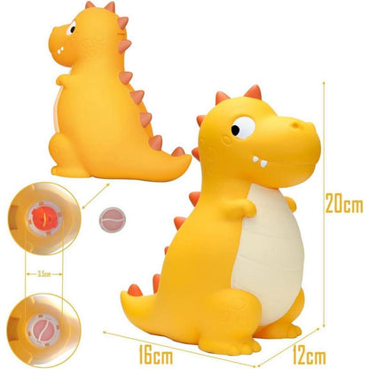 Dinosaurier Spardose Kinder Gelb PVC
