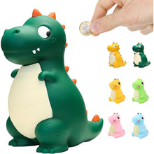 Dino Spardose für Kinder Grün PVC Sicher