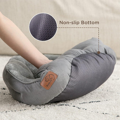 Premium Katzenbett waschbar Katzen Bettchen 51x48x15cm grau