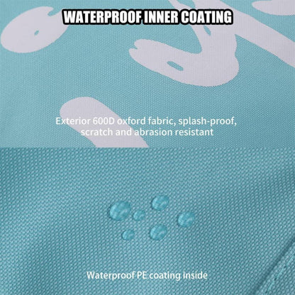 95L Faltbarer Wäschekorb mit Griff – Blau, Platzsparend & Robust