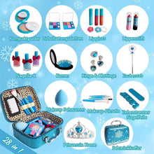 Kinder Schminkset Mädchen Make-up Schminkkoffer Spielzeug