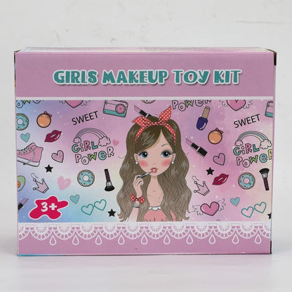 Kinderschminke Set Mädchen Make-up Schminkkoffer Rollenspiel Kinder 4-10 Jahre