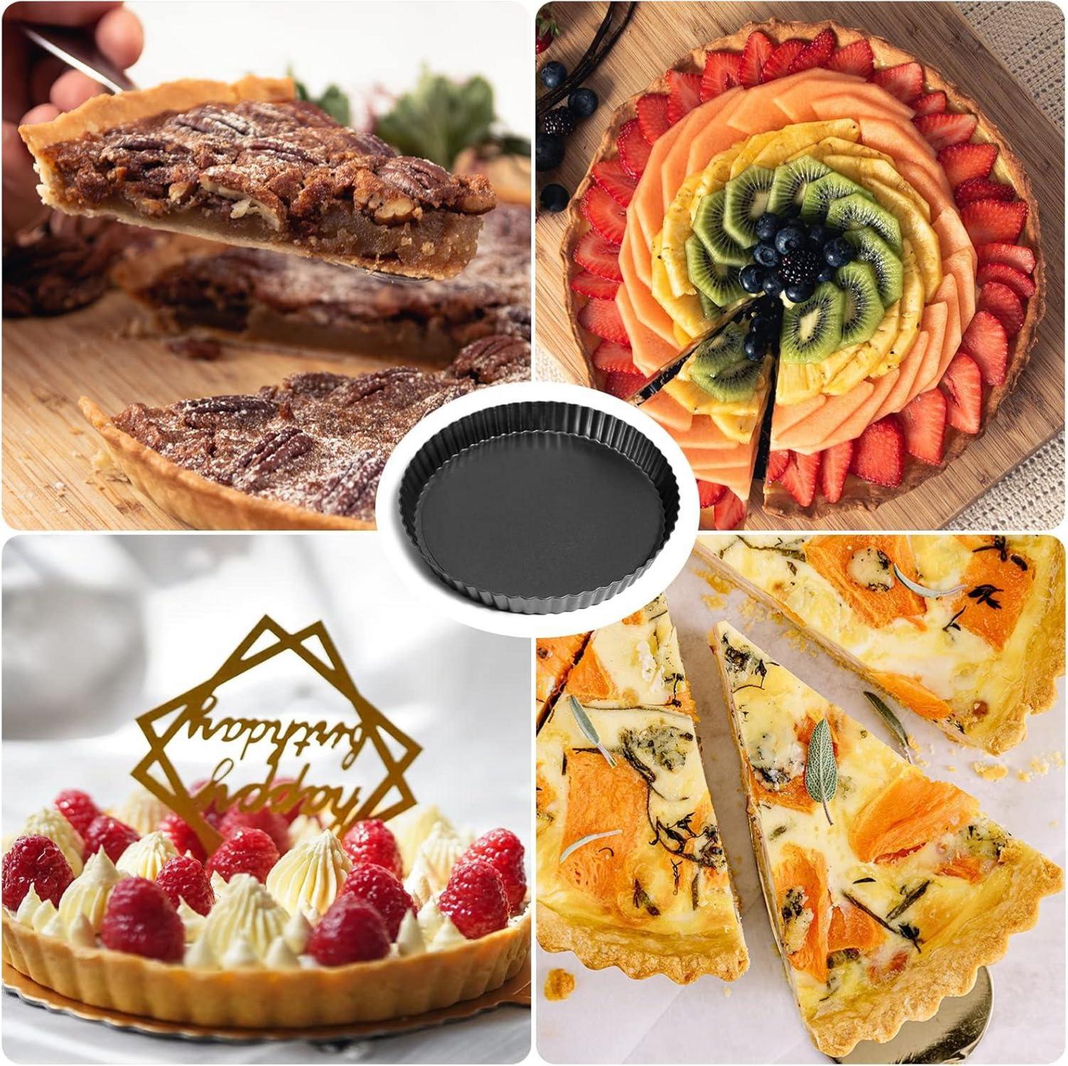 Tarteform Quicheform Non-stick Kohlenstoffstahl mit abnehmbarem Boden 32cm