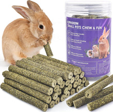 38 Stück Timothy Heu Sticks für Kleintiere, Kauspielzeug & Leckerli